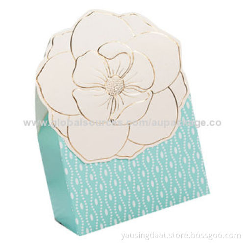 Gift box with embossing and gold stamping, suitable for cosmetic package, food package, gift package